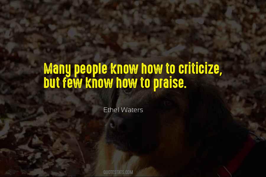 Quotes About Praise #1669000