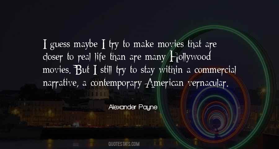 Quotes About Hollywood Movies #1167152