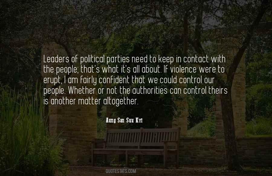 Political Violence Quotes #1669414