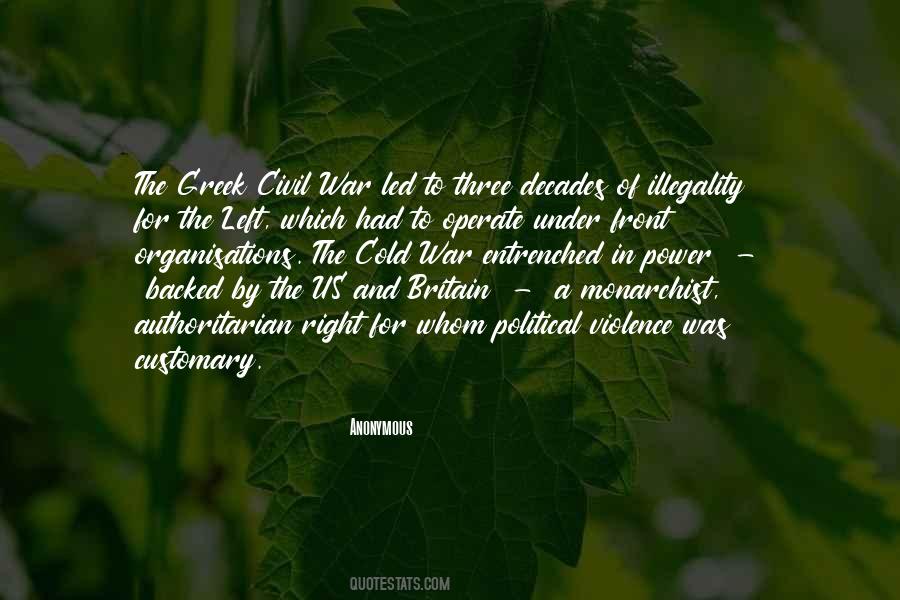Political Violence Quotes #296546