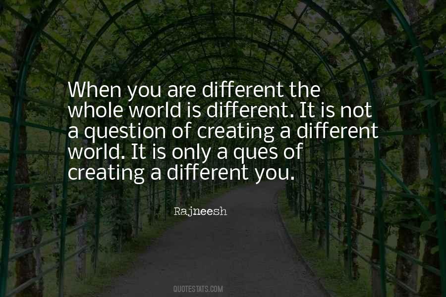 You Are Different Quotes #1403204