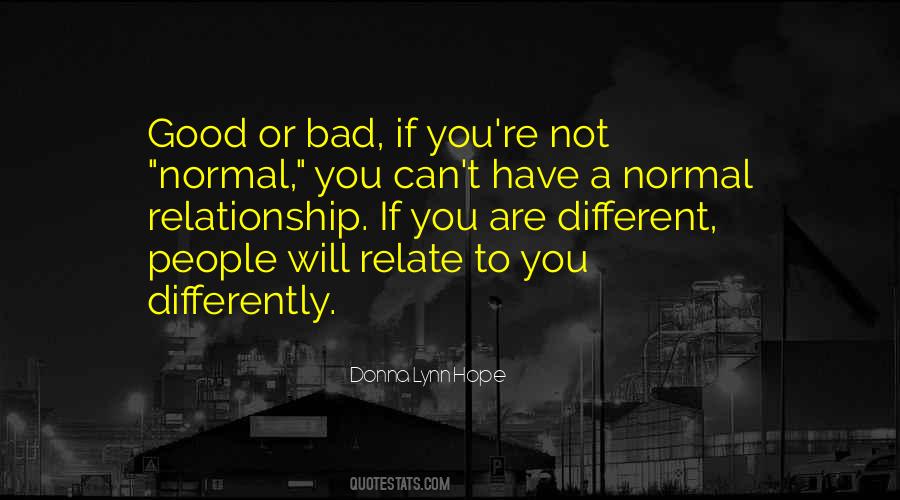 You Are Different Quotes #9795