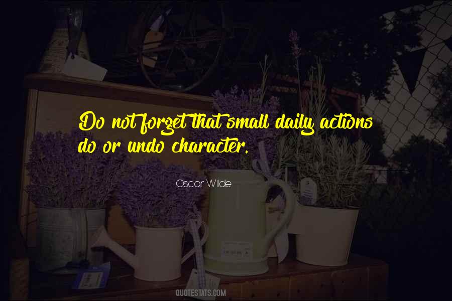 Daily Actions Quotes #217596