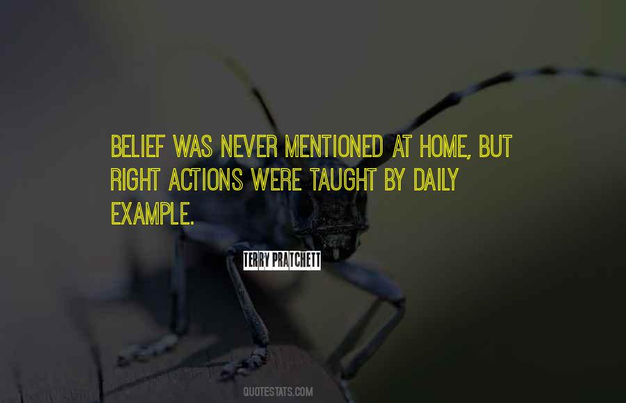 Daily Actions Quotes #843432