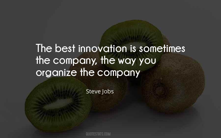 Quotes About Innovation Steve Jobs #695431