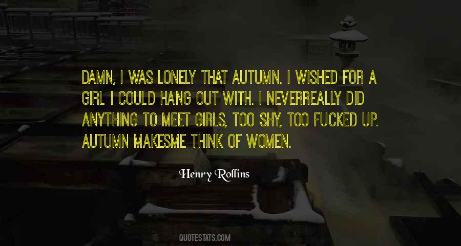 Shy Girls Quotes #1068931
