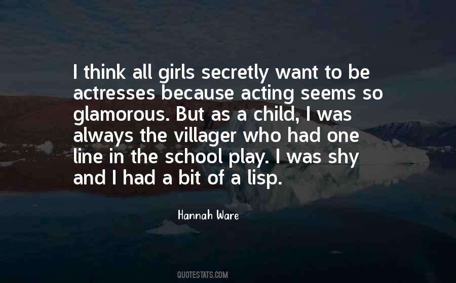 Shy Girls Quotes #1514262