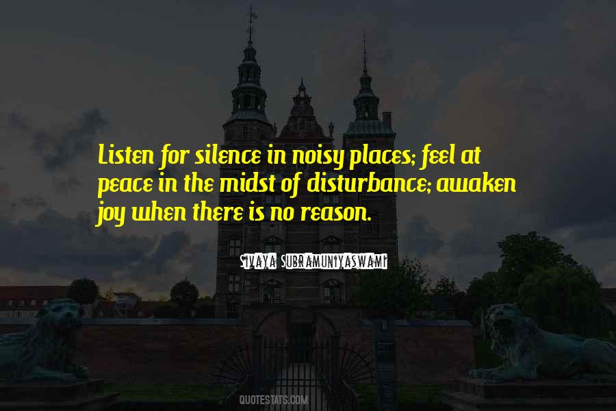 Listen In Silence Quotes #1349591