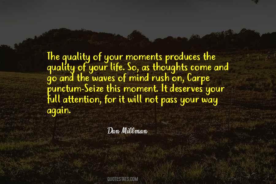 Seize The Moments Quotes #515778
