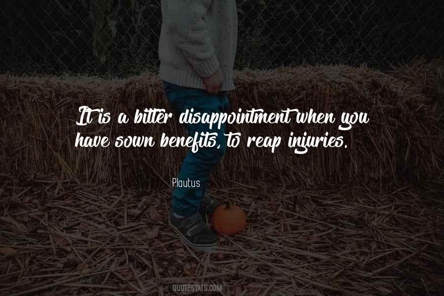 Bitter Disappointment Quotes #1060253