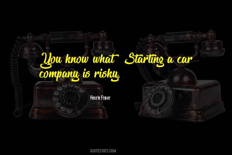 Quotes About Starting A Company #1435564