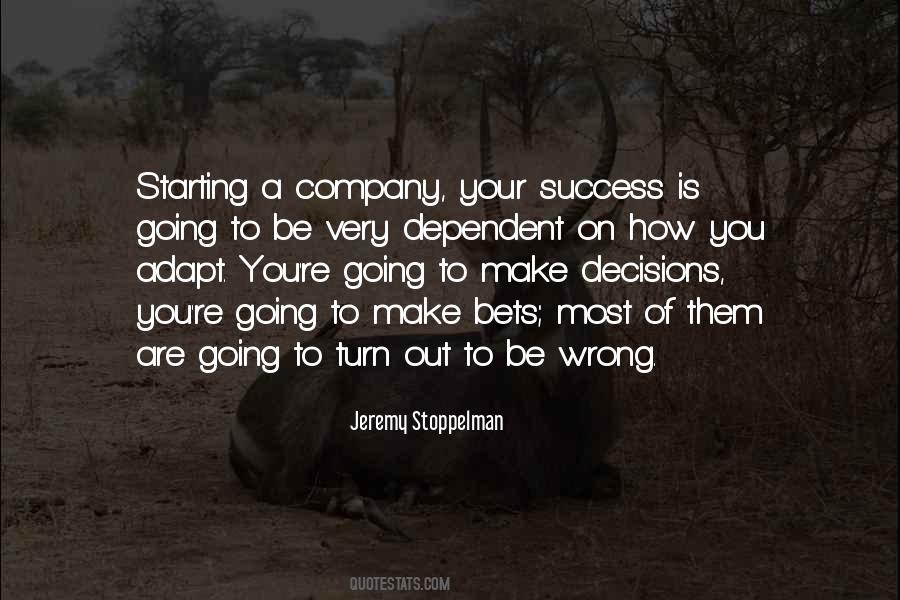 Quotes About Starting A Company #983161