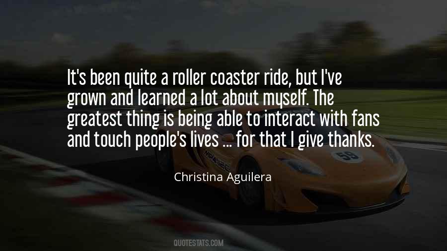 Quotes About Roller Coaster #508321