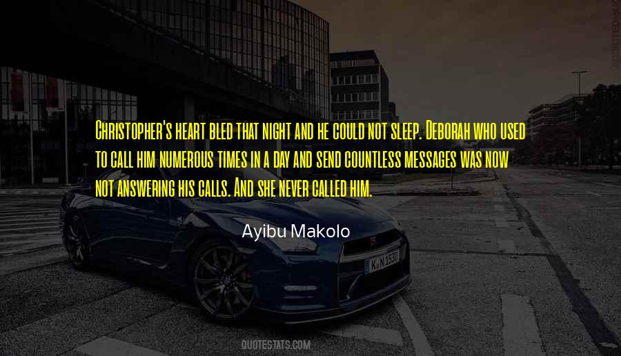 Night Calls Quotes #1531749