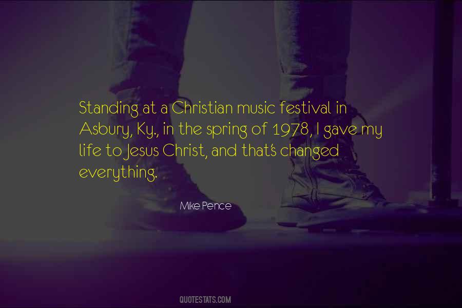 Quotes About Christian Music #1828228