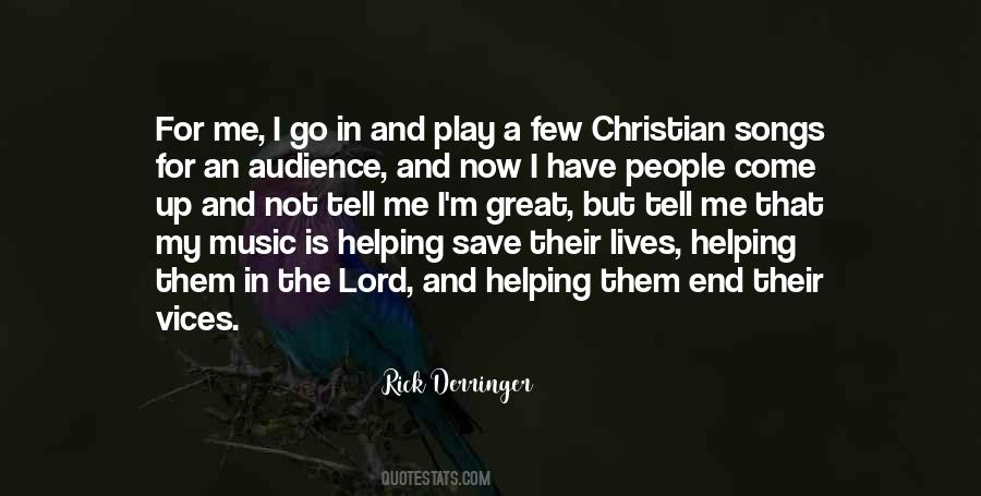 Quotes About Christian Music #193941