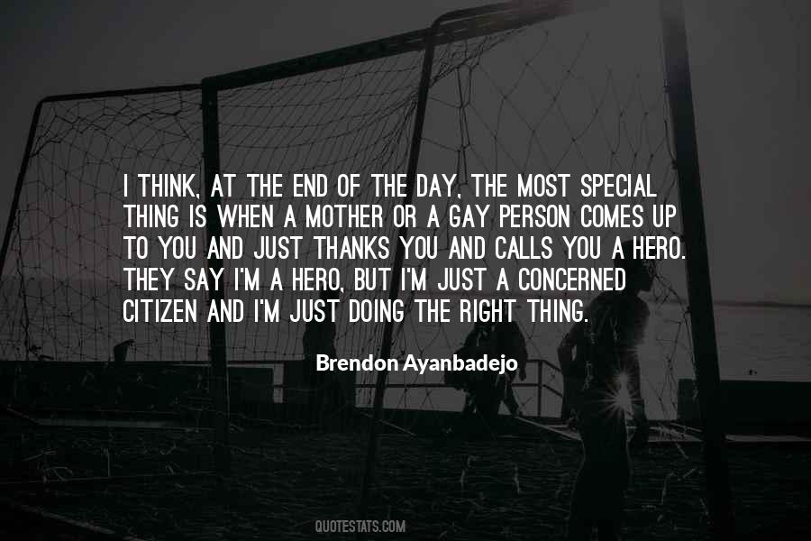 End Of The Day Thank You Quotes #928932