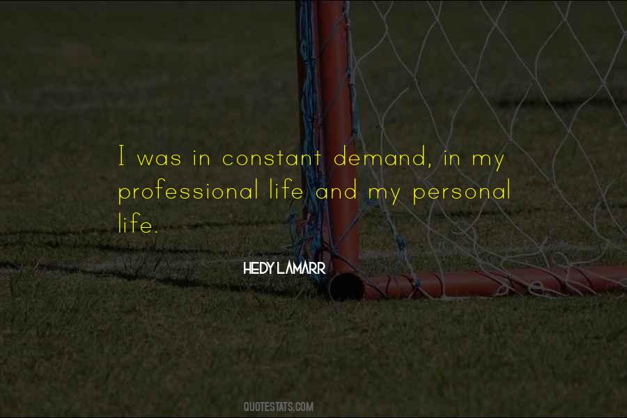 Quotes About Personal And Professional Life #1823065