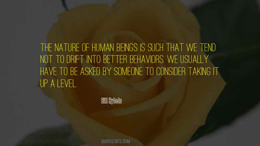 Quotes About Nature Of Human #1874097