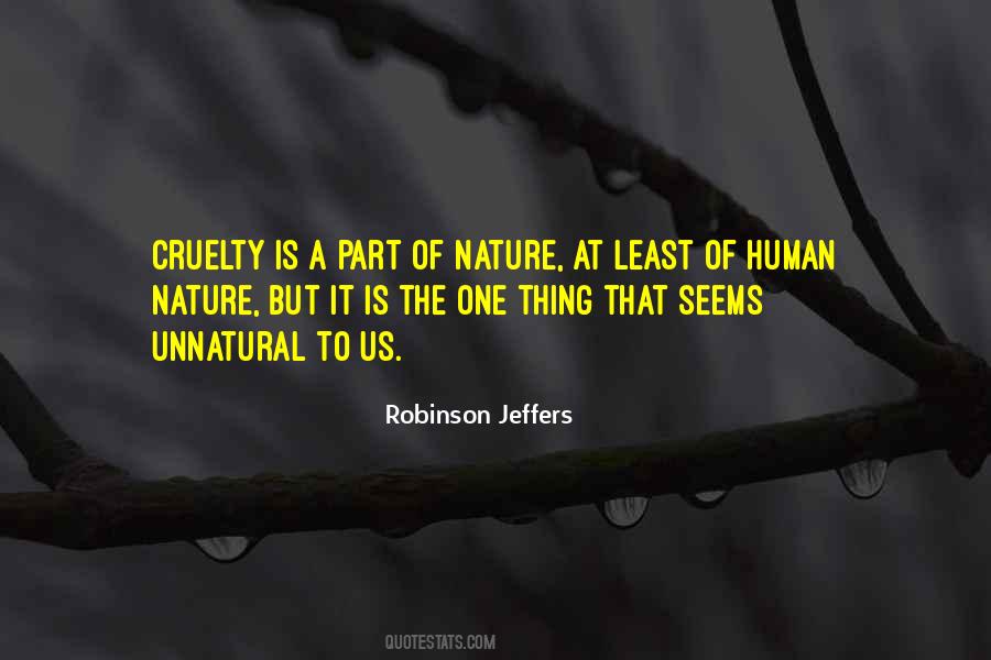 Quotes About Nature Of Human #33109