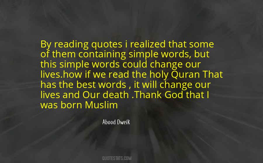 Quotes About Reading Quran #1819478