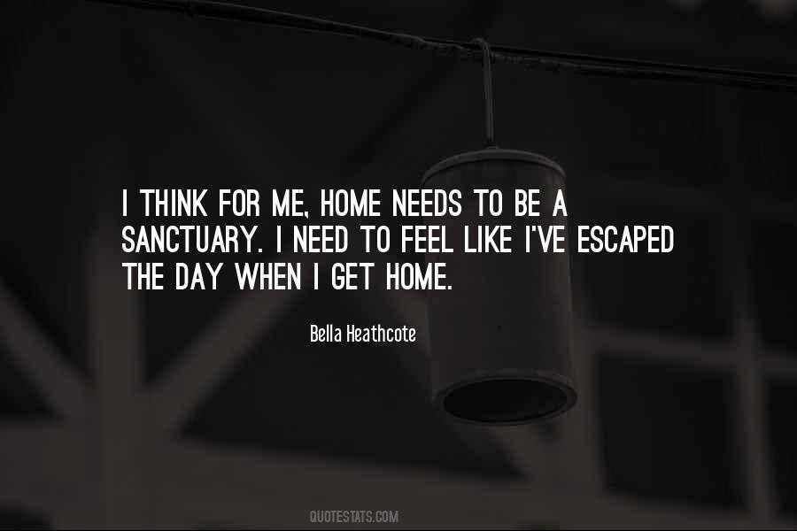 Home As Sanctuary Quotes #1850046