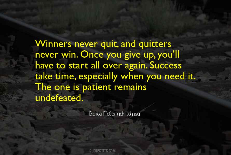 Quotes About Time To Give Up #148856