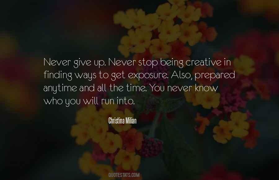 Quotes About Time To Give Up #679469