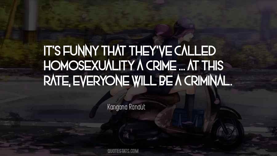 Crime Rate Quotes #697741