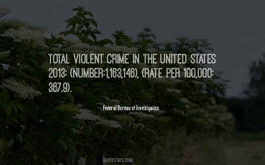 Crime Rate Quotes #935415