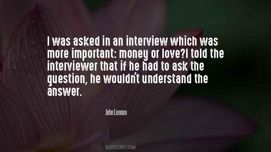 Quotes About How Love Is More Important Than Money #1296002