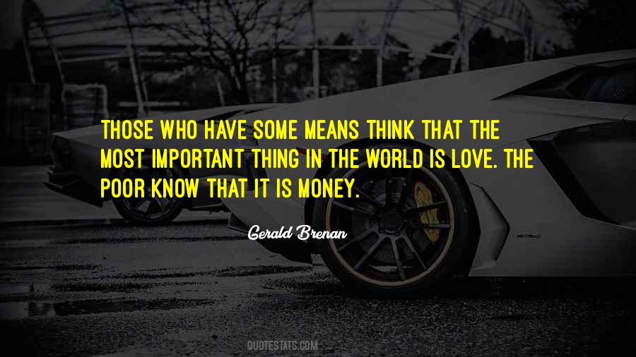 Quotes About How Love Is More Important Than Money #339057