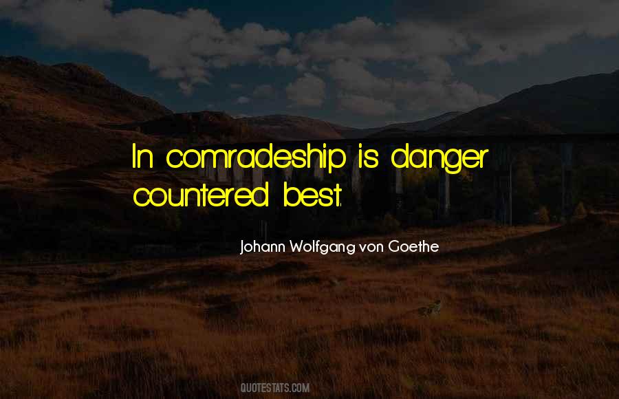 Quotes About Comradeship #1575584