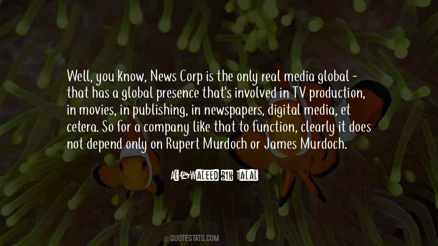 Media Company Quotes #1256340