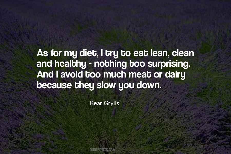 Lean Diet Quotes #287815