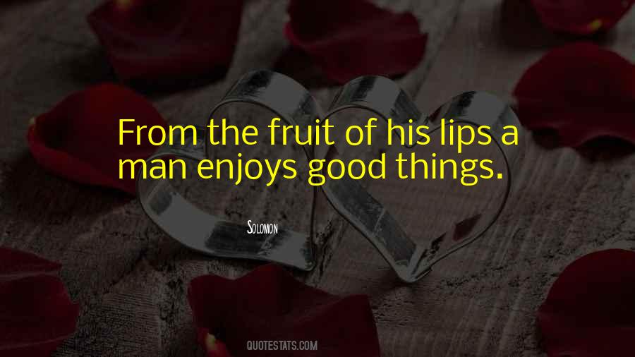 Good Fruit Quotes #1230448