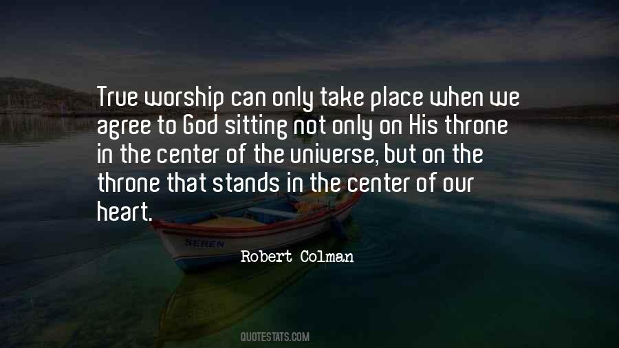 Quotes About Worship Place #1258487