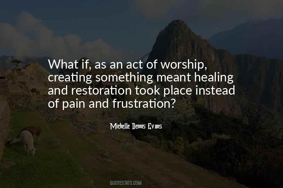 Quotes About Worship Place #1477801