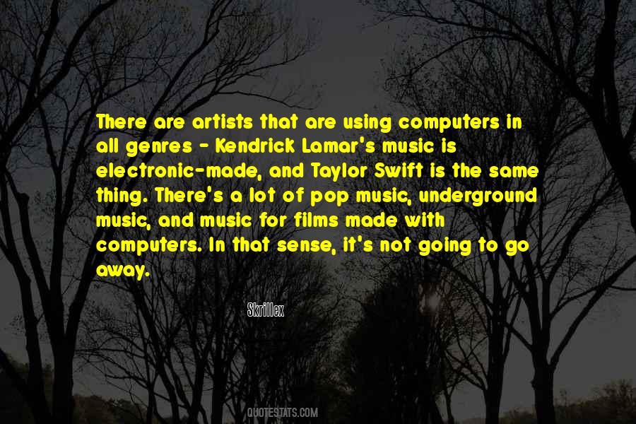 Quotes About Underground Music #606668