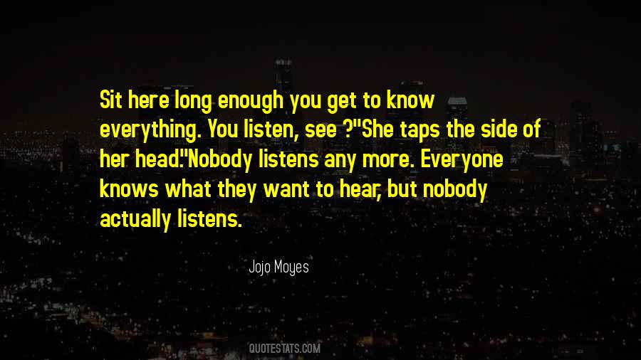 Quotes About Listen #1874747