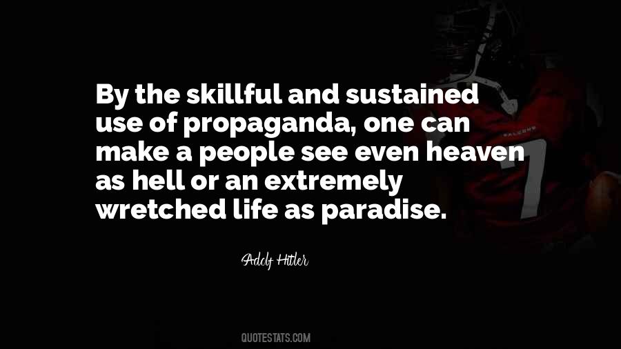 Quotes About Paradise And Hell #1230803