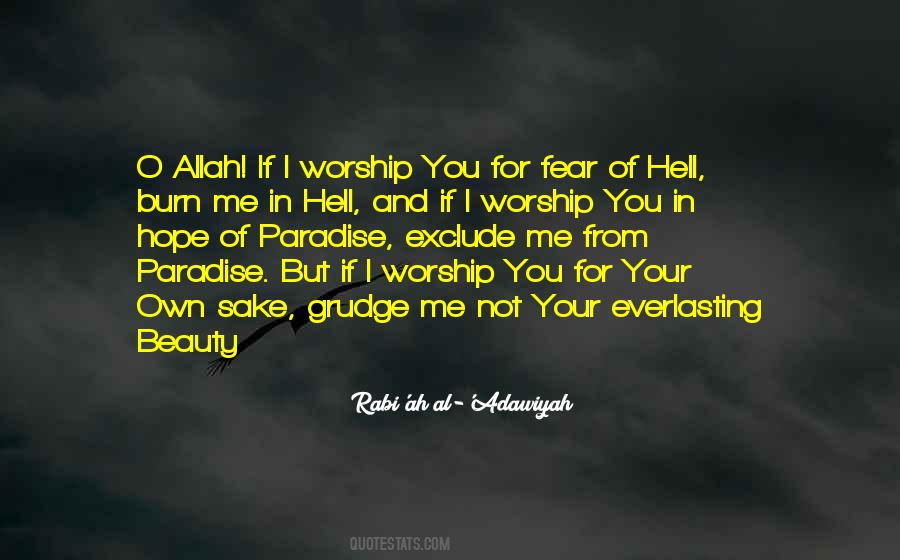 Quotes About Paradise And Hell #369530