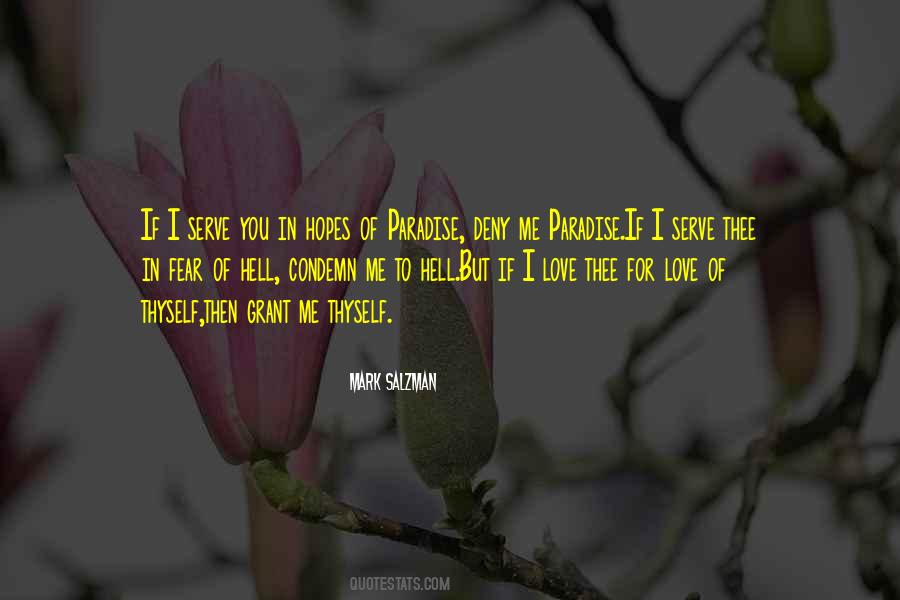 Quotes About Paradise And Hell #426686