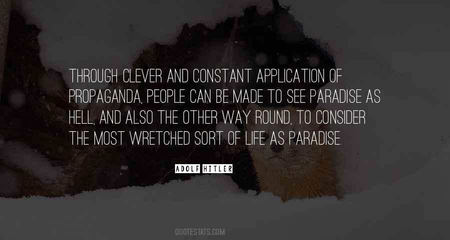 Quotes About Paradise And Hell #897837