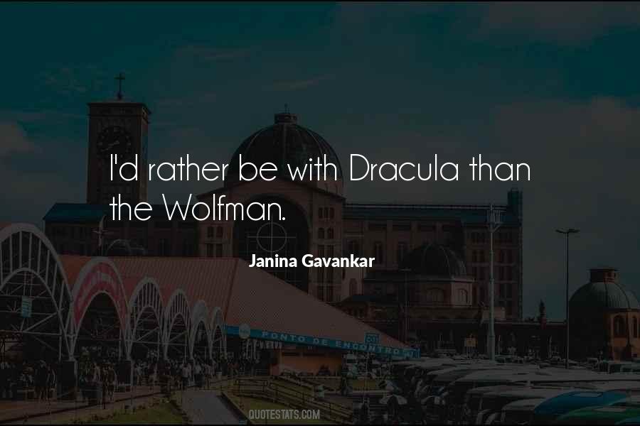 Quotes About Dracula #29831