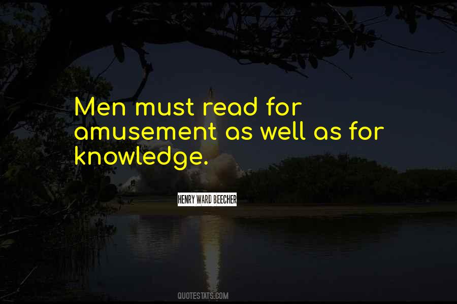 Quotes About Reading For Knowledge #1776951