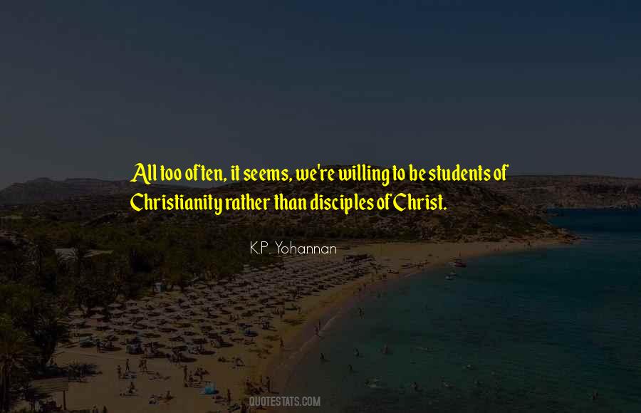 Disciples Of Christ Quotes #1842447