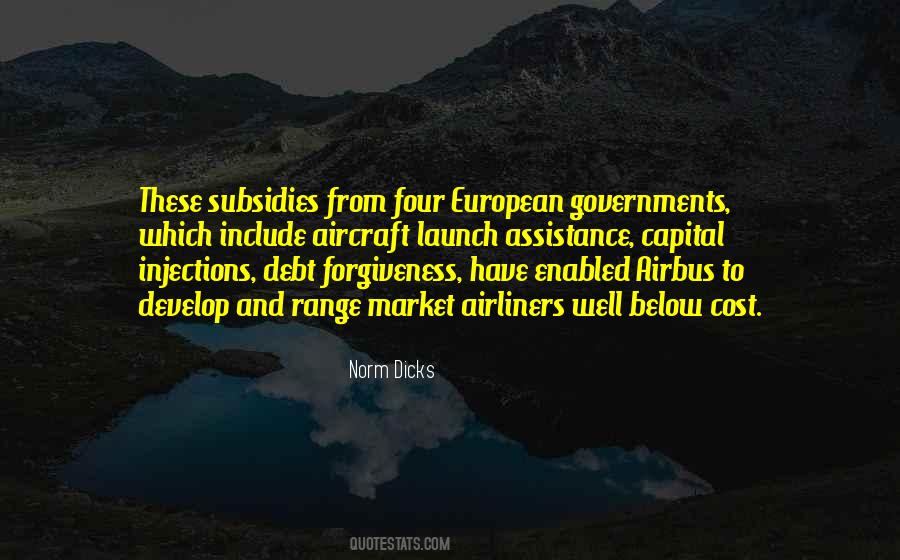 Quotes About Subsidies #1404626