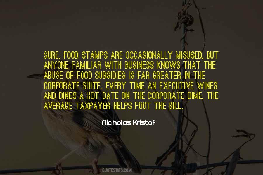 Quotes About Subsidies #1410442