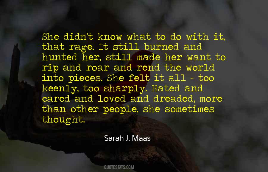 Quotes About Someone You Thought Cared #322101